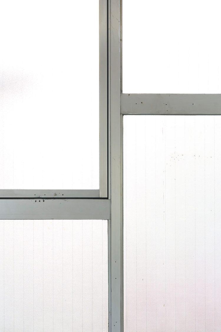 昭和に作られた、味のある窓枠