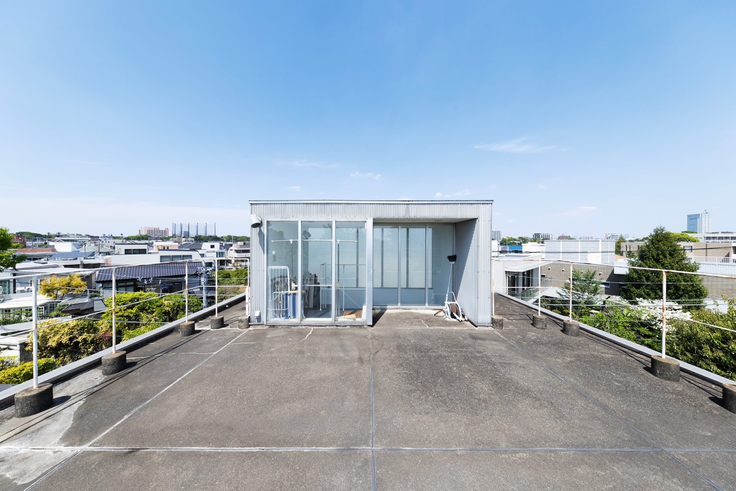 オプション:360度見渡せる屋上(北側)