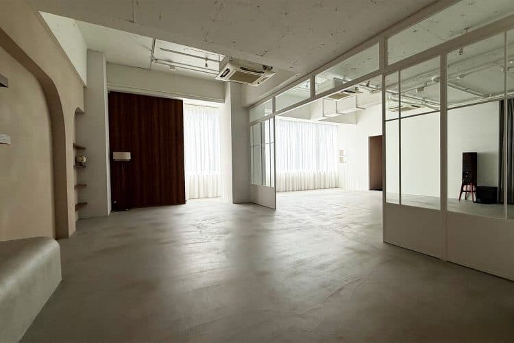 展示会にも適した、自由度の高いスペース