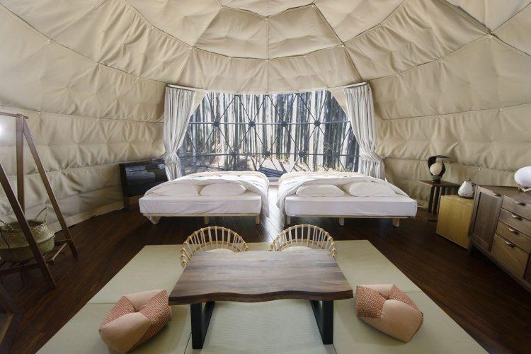 ドームテント屋内(4番棟)