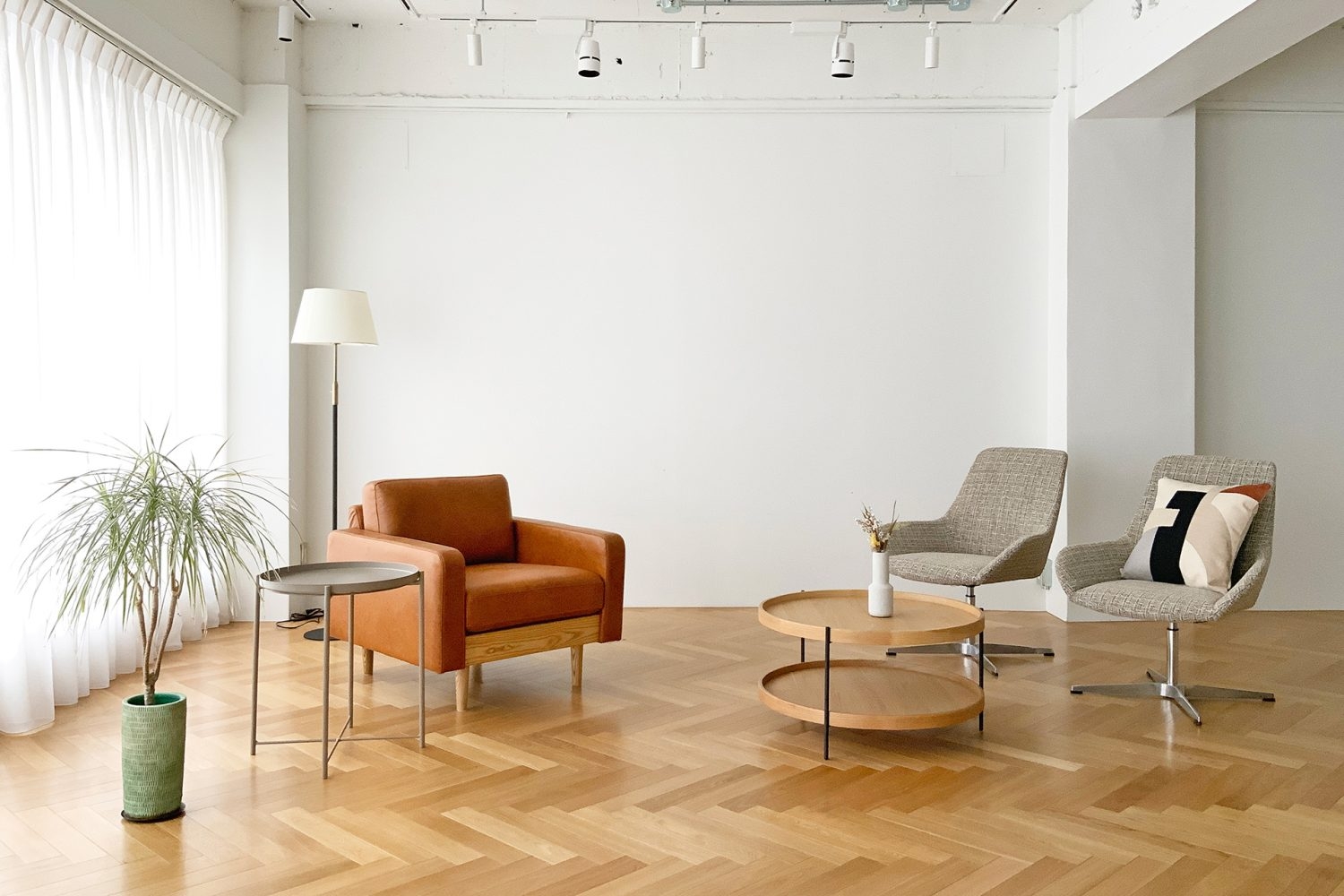 Aスペース / 植物プロップでナチュラルな雰囲気を演出