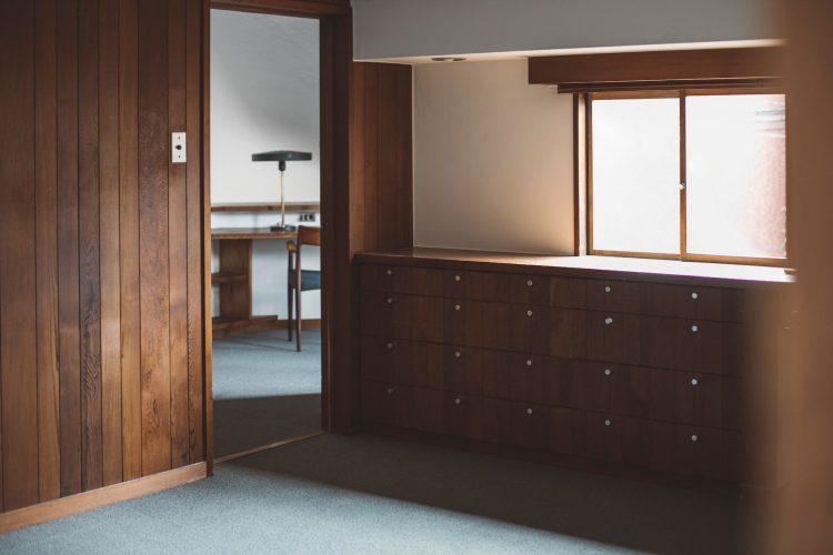 メイクルームもテイストを統一