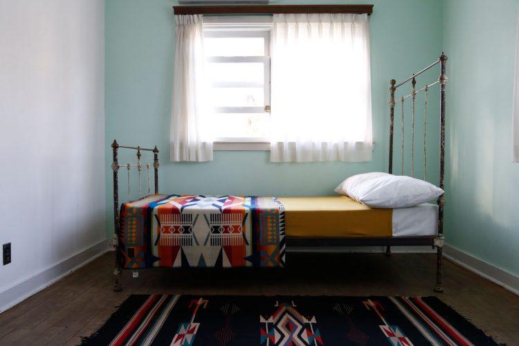 ネイティブアメリカン柄ラグ ブランケット