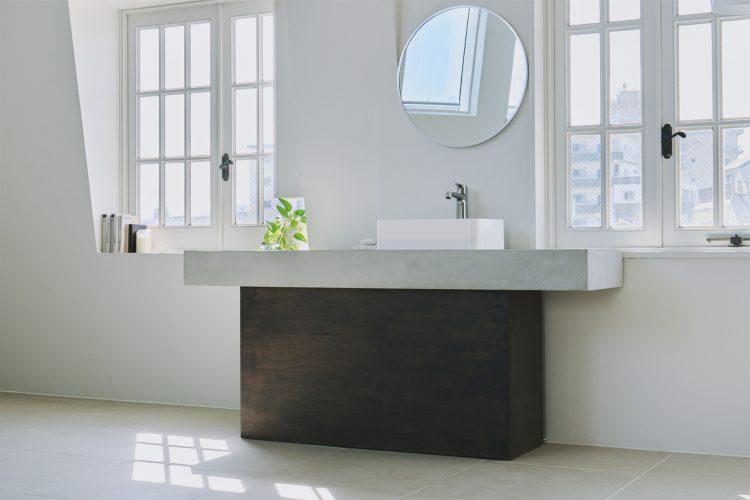 自由に移動可能な洗面台