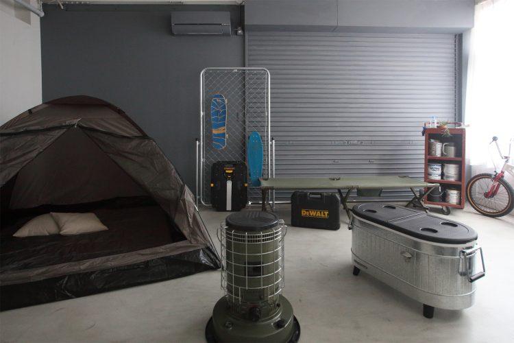 キャンプ用品やアウトドアアイテムの撮影にも