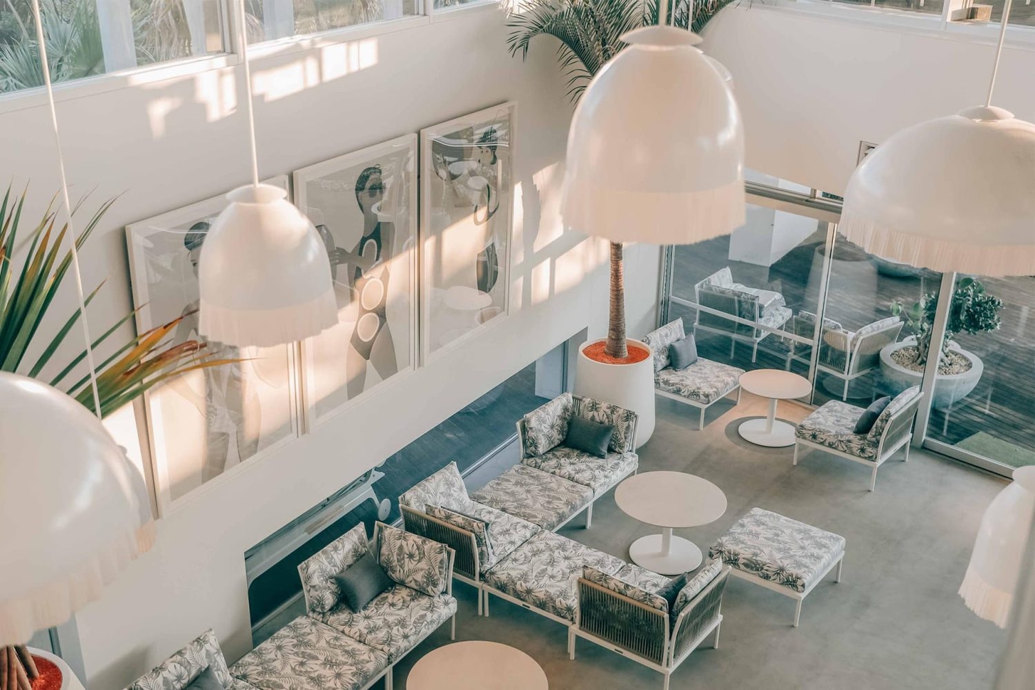 ラウンジは俯瞰アングルの撮影も可能