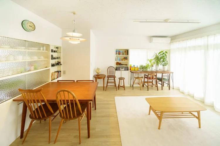 ナチュラルテイストのリビング