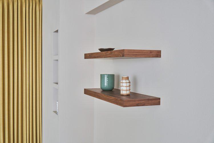 ウッドの造作棚