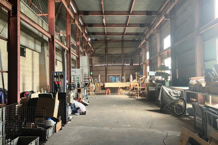 アトリエイメージでも撮影可能な木工場