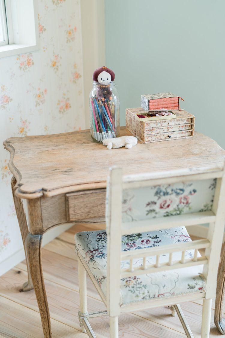 ウッドのインテリアも