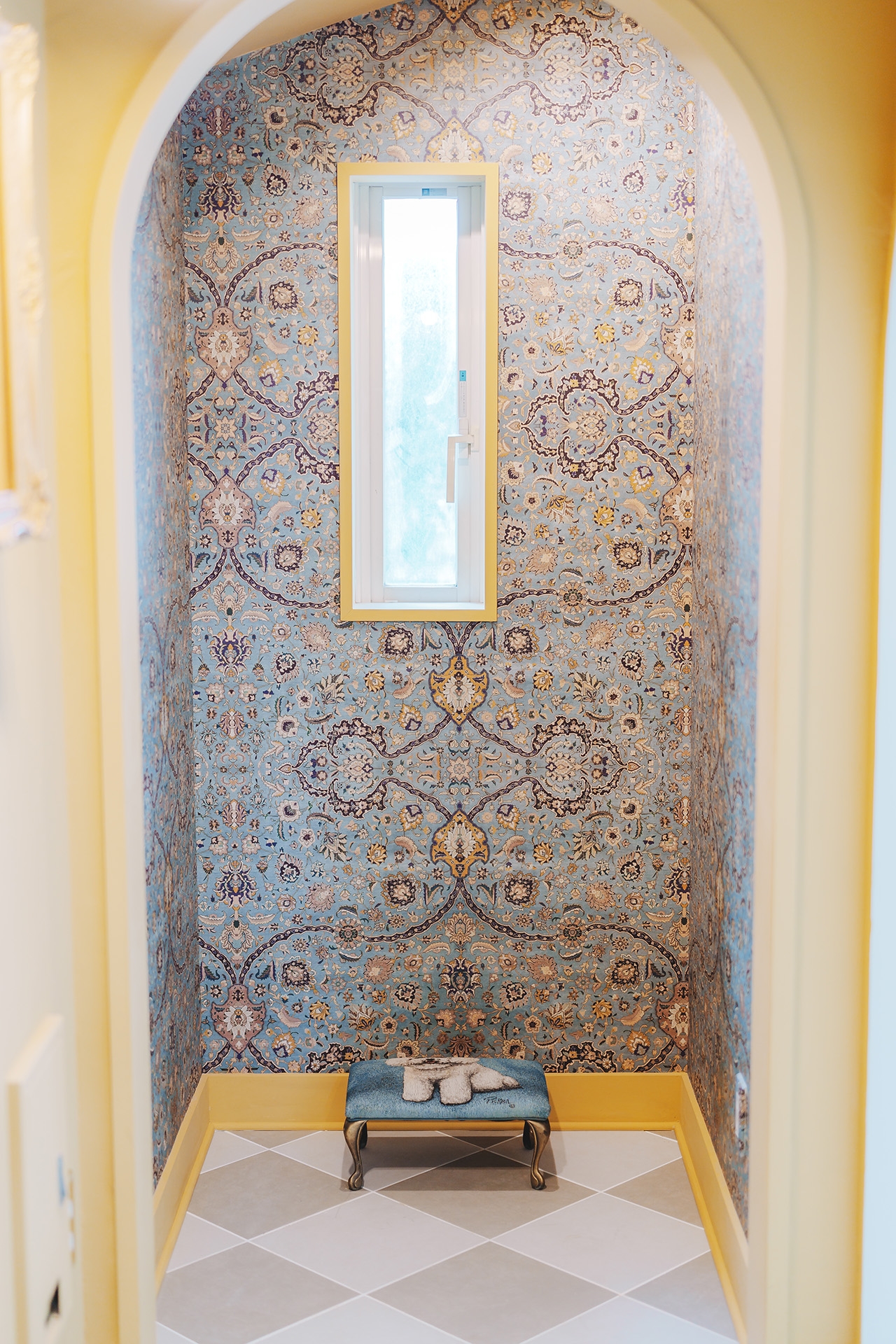 自然光が入るフィッティングルーム